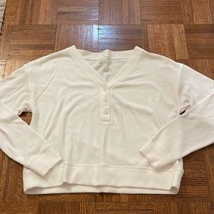 Hollister Gilly Hicks Cozy Waffle Henley (size xs)